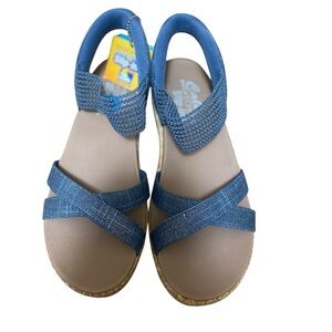 Cali Skechers Slip-on Wedge Sandals